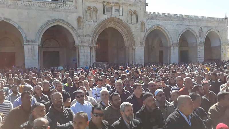 نص النداء الذي وجهته جموع حزب التحرير وأنصاره من المسجد الأقصى الذي يشكوا إلى الله خذلان المسلمين أمام عدوان الاحتلال اليهودي