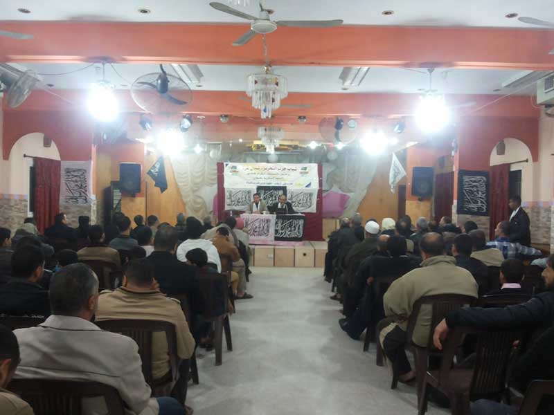 شباب حزب التحرير في شمال غزة يعقدون ندوة بعنوان "الحرب على الإرهاب مفهوم غربي لضرب الإسلام"