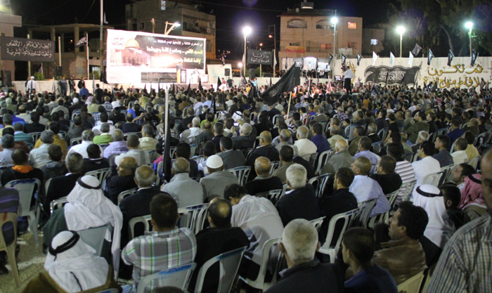 ملعب بلدة حوسان يحتضن مؤتمراً جماهيريا حاشداً لحزب التحرير في ذكرى هدم الخلافة