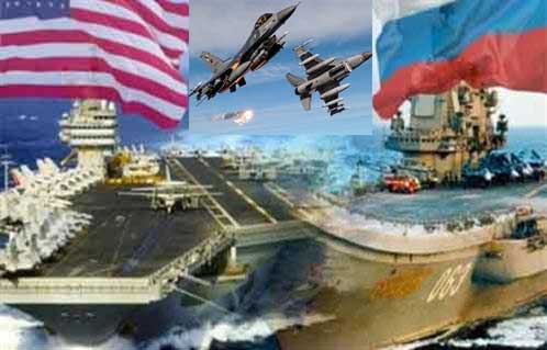 أمريكا وروسيا في هجمتهما الوحشية على الأراضي السورية  هما وجهان لعملة واحدة بصناعة أمريكية!‏
