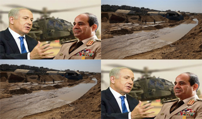 حاكم مصر المهزوم يتجبر ويتقوى على أهل غزة!!