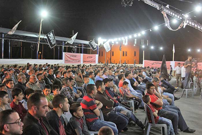 بحضور حاشد شباب حزب التحرير في حوسان يحييون ذكرى هدم الخلافة