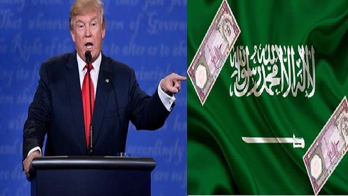 ترامب المجرم يفاخر باستعباده لحكام السعودية ونهب ثروات الأمة!
