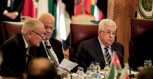 بيان صحفي: عباس وزمرة المتآمرين يؤكدون من على منبر الجامعة العربية تمسُّكَهم بالحل الخياني لقضية فلسطين!!