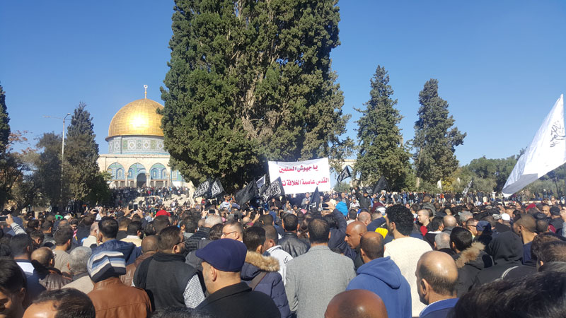 فيديو :وقفة جماهيرية حاشدة لحزب التحرير في المسجد الأقصى تدعو لتحرير القدس واجتثاث دولة الاحتلال