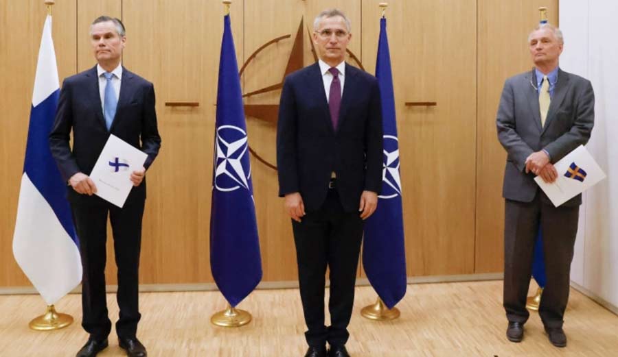 جواب سؤال انضمام السويد وفنلندا لحلف الناتو 